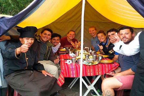 Alimentos durante el Camino Inca