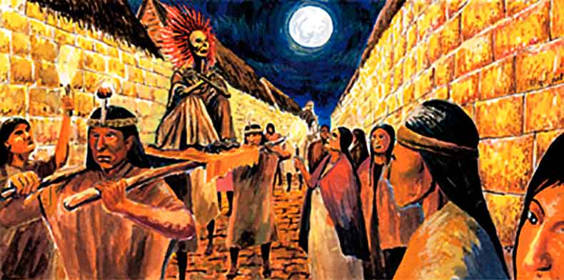 momia inca IKTBP - La colorida procesión de Santos Cusqueños (Corpus Christi)