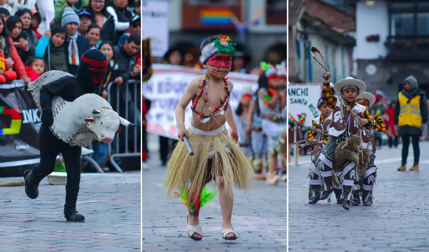 Fiestas del Cusco 2026: Guía Completa del Mes Jubilar y las Mejores Experiencias para tu Viaje 7 Pasacalle tradicional recorriendo las calles de Cusco