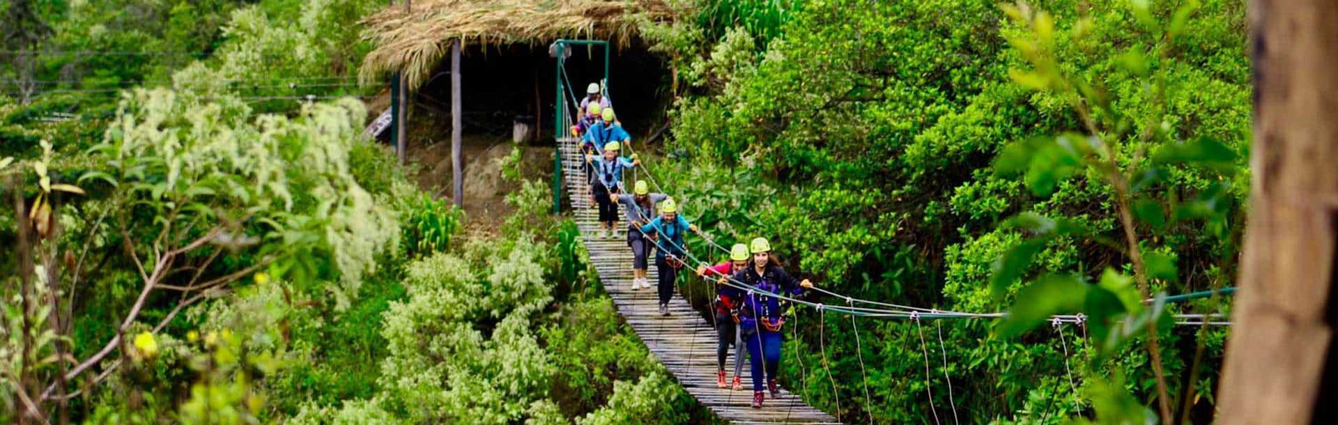 Inca Jungle Trail a Machu Picchu, 4 Day Inca Jungle Trail to Machu Picchu, mapa Inca Jungle Trail a Machu Picchu 4 días / 3 noches